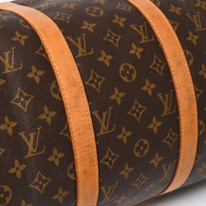 LOUIS VUITTON ルイヴィトン モノグラム キーポルバンドリエール50 ブラウン M41416 ボストンバッグ 美品 中古 4a005242