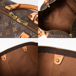 LOUIS VUITTON ルイヴィトン モノグラム キーポルバンドリエール50 ブラウン M41416 ボストンバッグ 美品 中古 4a005242