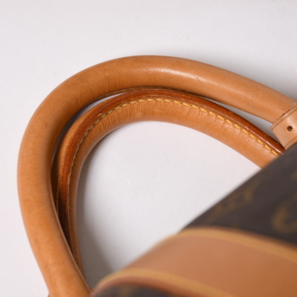 LOUIS VUITTON ルイヴィトン モノグラム キーポルバンドリエール55 2WAY ボストンバック M41414 ブラウン キャンバス 美品 中古 4a005047