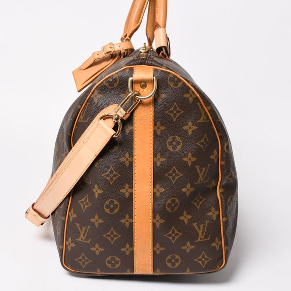 LOUIS VUITTON ルイヴィトン モノグラム キーポルバンドリエール50 ブラウン M41416 ボストンバッグ 美品 中古 4a005242