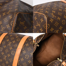 Load image into Gallery viewer, LOUIS VUITTON ルイヴィトン モノグラム キーポルバンドリエール55 2WAY ボストンバック M41414 ブラウン キャンバス 美品 中古 4a005047