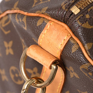 LOUIS VUITTON ルイヴィトン モノグラム キーポルバンドリエール50 ブラウン M41416 ボストンバッグ 美品 中古 4a005242