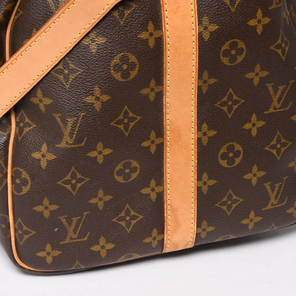 LOUIS VUITTON ルイヴィトン モノグラム キーポルバンドリエール55 2WAY ボストンバック M41414 ブラウン キャンバス 良品 中古 4a004899
