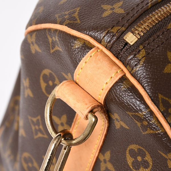 LOUIS VUITTON ルイヴィトン モノグラム キーポルバンドリエール55 2WAY ボストンバック M41414 ブラウン キャンバス 良品 中古 4a004899