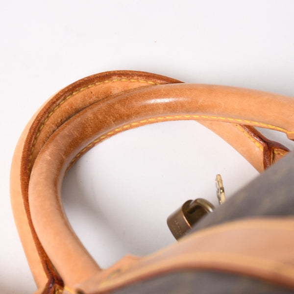 LOUIS VUITTON ルイヴィトン モノグラム キーポルバンドリエール55 2WAY ボストンバック M41414 ブラウン キャンバス 良品 中古 4a004899