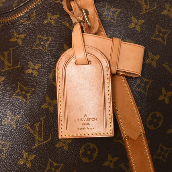 LOUIS VUITTON ルイヴィトン モノグラム キーポルバンドリエール55 2WAY ボストンバック M41414 ブラウン キャンバス 良品 中古 4a004899