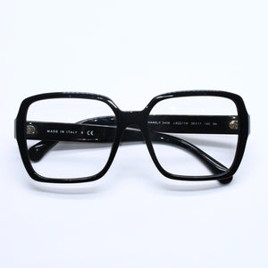 CHANEL シャネル スクエア型サングラス 5408 c.622/1W サイズ56□17 140 ブラック 伊達メガネ アイウェア ゴールドメタル金具 美品 中古 4a005243