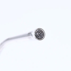 極美品 CHANEL シャネル リムレス サングラス 4017 c.124/6l サイズ62□17 120 ココマーク グラデーション アイウェア シルバー金具 中古 4a005424