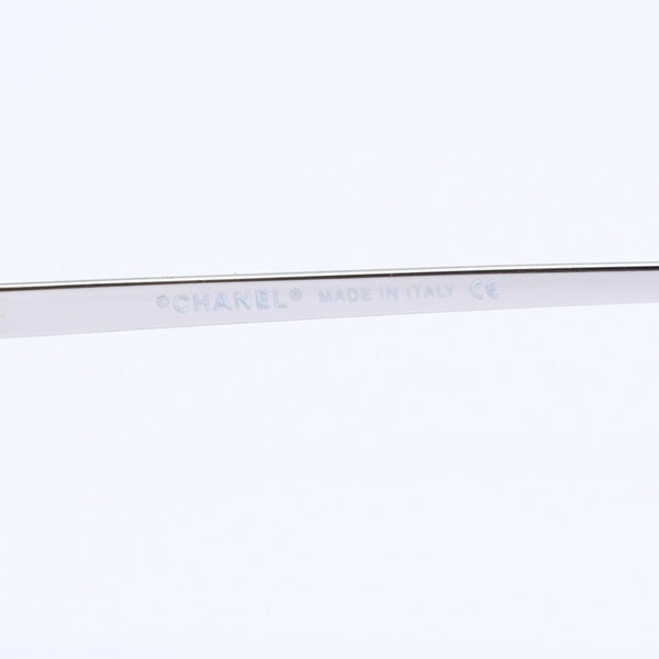 極美品 CHANEL シャネル リムレス サングラス 4017 c.124/6l サイズ62□17 120 ココマーク グラデーション アイウェア シルバー金具 中古 4a005424