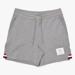 極美品 THOM BROWNE トムブラウン ショートパンツ スウェット FJQ088A-00050-055 コットン グレー サイズ42 中古 4a005244