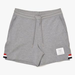 極美品 THOM BROWNE トムブラウン ショートパンツ スウェット FJQ088A-00050-055 コットン グレー サイズ42 中古 4a005244