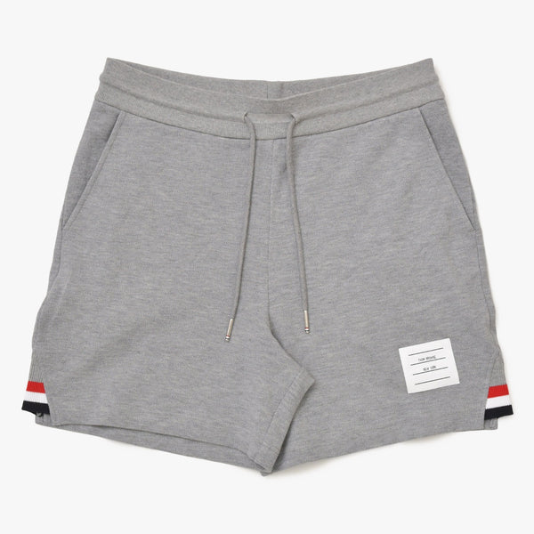 極美品 THOM BROWNE トムブラウン ショートパンツ スウェット FJQ088A-00050-055 コットン グレー サイズ42 中古 4a005244
