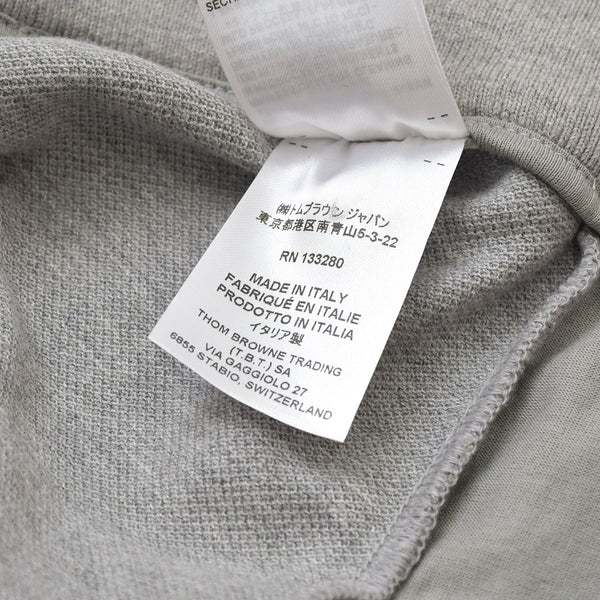 極美品 THOM BROWNE トムブラウン ショートパンツ スウェット FJQ088A-00050-055 コットン グレー サイズ42 中古 4a005244
