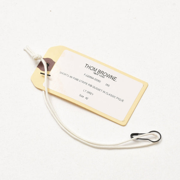 極美品 THOM BROWNE トムブラウン ショートパンツ スウェット FJQ088A-00050-055 コットン グレー サイズ42 中古 4a005244