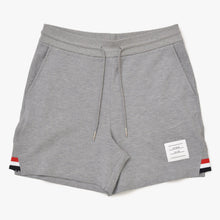 Load image into Gallery viewer, 極美品 THOM BROWNE トムブラウン ショートパンツ スウェット FJQ088A-00050-055 コットン グレー サイズ42 中古 4a005244