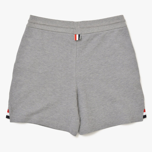 極美品 THOM BROWNE トムブラウン ショートパンツ スウェット FJQ088A-00050-055 コットン グレー サイズ42 中古 4a005244