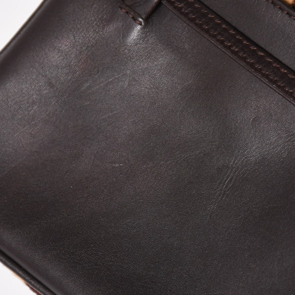 LOUIS VUITTON ルイヴィトン ガゼル ショルダーバッグ M92130 ダミエ ソバージュ ハラコ レザー ブラウン 美品 中古 4a005249