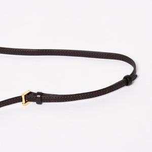 LOUIS VUITTON ルイヴィトン ガゼル ショルダーバッグ M92130 ダミエ ソバージュ ハラコ レザー ブラウン 美品 中古 4a005249