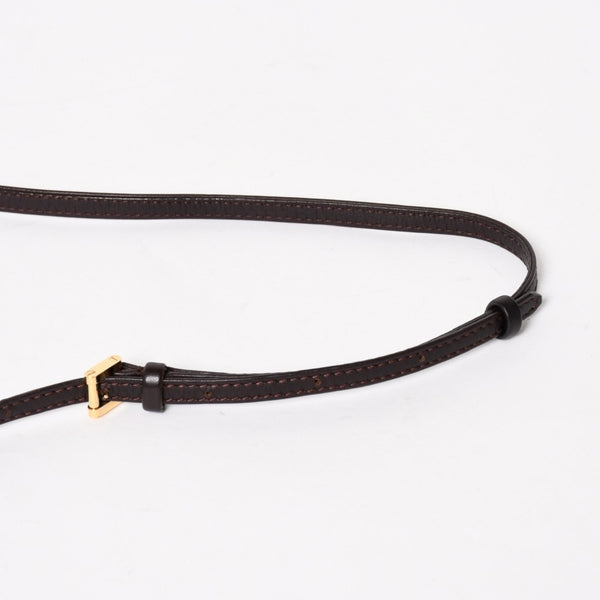 LOUIS VUITTON ルイヴィトン ガゼル ショルダーバッグ M92130 ダミエ ソバージュ ハラコ レザー ブラウン 美品 中古 4a005249