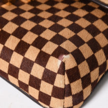 Load image into Gallery viewer, LOUIS VUITTON ルイヴィトン ガゼル ショルダーバッグ M92130 ダミエ ソバージュ ハラコ レザー ブラウン 美品 中古 4a005249