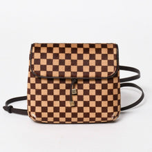 Load image into Gallery viewer, LOUIS VUITTON ルイヴィトン ガゼル ショルダーバッグ M92130 ダミエ ソバージュ ハラコ レザー ブラウン 美品 中古 4a005249