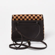 Load image into Gallery viewer, LOUIS VUITTON ルイヴィトン ガゼル ショルダーバッグ M92130 ダミエ ソバージュ ハラコ レザー ブラウン 美品 中古 4a005249