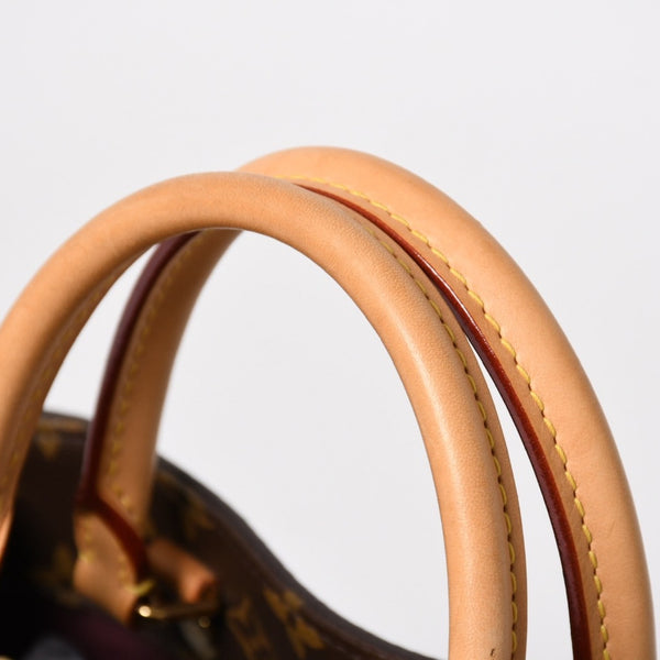 極美品 LOUIS VUITTON ルイヴィトン モンテーニュMM モノグラム ハンドバッグ M41056 ブラウン 中古 4a005309
