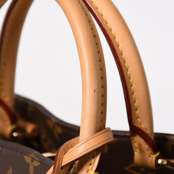 極美品 LOUIS VUITTON ルイヴィトン モンテーニュMM モノグラム ハンドバッグ M41056 ブラウン 中古 4a005309