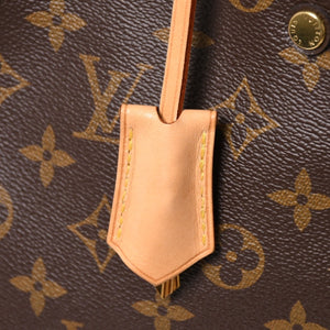 極美品 LOUIS VUITTON ルイヴィトン モンテーニュMM モノグラム ハンドバッグ M41056 ブラウン 中古 4a005309