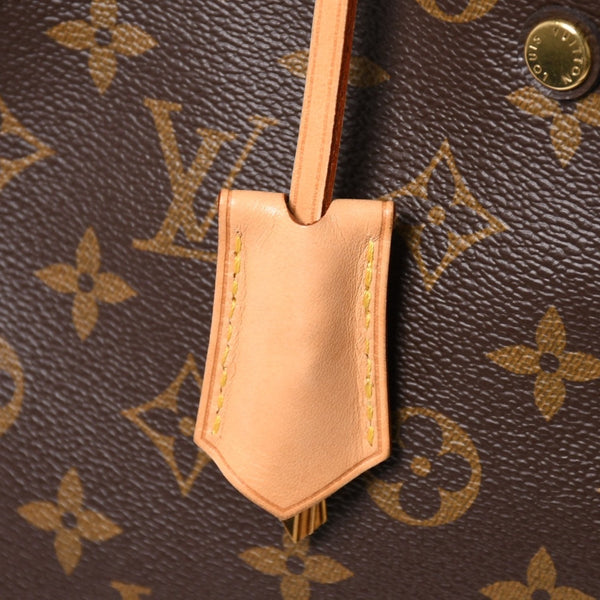 極美品 LOUIS VUITTON ルイヴィトン モンテーニュMM モノグラム ハンドバッグ M41056 ブラウン 中古 4a005309