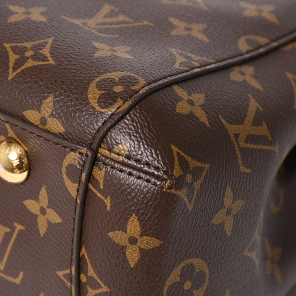 極美品 LOUIS VUITTON ルイヴィトン モンテーニュMM モノグラム ハンドバッグ M41056 ブラウン 中古 4a005309