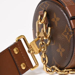 極美品 LOUIS VUITTON ルイヴィトン パピヨン トランク 2WAY ショルダーバッグ ハンドバッグ M57835 モノグラムレザー ゴールド金具 中古 4a005321