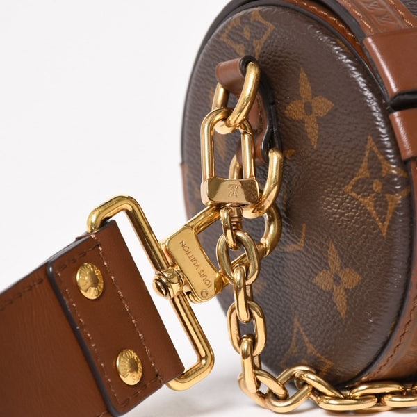 極美品 LOUIS VUITTON ルイヴィトン パピヨン トランク 2WAY ショルダーバッグ ハンドバッグ M57835 モノグラムレザー ゴールド金具 中古 4a005321