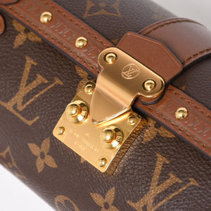 極美品 LOUIS VUITTON ルイヴィトン パピヨン トランク 2WAY ショルダーバッグ ハンドバッグ M57835 モノグラムレザー ゴールド金具 中古 4a005321