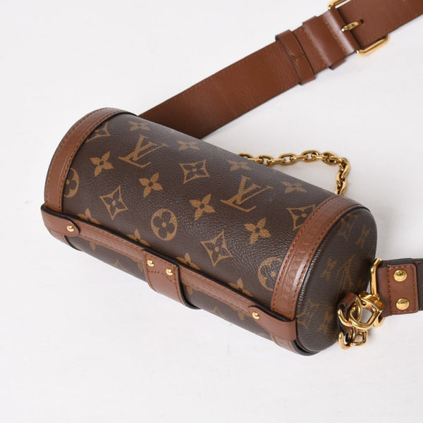 極美品 LOUIS VUITTON ルイヴィトン パピヨン トランク 2WAY ショルダーバッグ ハンドバッグ M57835 モノグラムレザー ゴールド金具 中古 4a005321