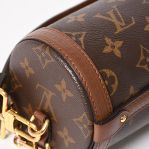 極美品 LOUIS VUITTON ルイヴィトン パピヨン トランク 2WAY ショルダーバッグ ハンドバッグ M57835 モノグラムレザー ゴールド金具 中古 4a005321