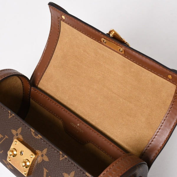 極美品 LOUIS VUITTON ルイヴィトン パピヨン トランク 2WAY ショルダーバッグ ハンドバッグ M57835 モノグラムレザー ゴールド金具 中古 4a005321