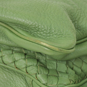 BOTTEGA VENETA Intrecciato Handbag 14413V174C 3102 Khaki Calf Good Condition Used 4a005250