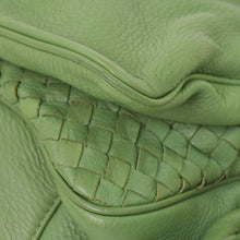 Load image into Gallery viewer, BOTTEGA VENETA ボッテガヴェネタ イントレチャート ハンドバッグ 14413V174C 3102 カーキ カーフ 美品 中古 4a005250
