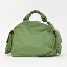 Load image into Gallery viewer, BOTTEGA VENETA ボッテガヴェネタ イントレチャート ハンドバッグ 14413V174C 3102 カーキ カーフ 美品 中古 4a005250