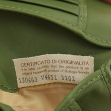 Load image into Gallery viewer, BOTTEGA VENETA ボッテガヴェネタ イントレチャート ハンドバッグ 14413V174C 3102 カーキ カーフ 美品 中古 4a005250