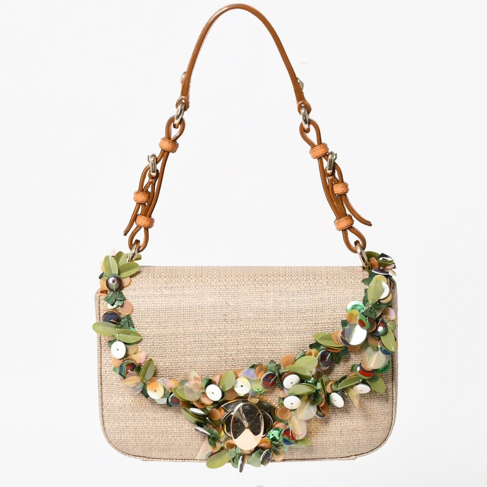 Christian Dior Handbag Shoulder Bag Sequin Beads 26-MA-0111 Good Condition Used 4a005267