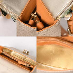 Christian Dior クリスチャンディオール ハンドバッグ ショルダーバッグ スパンコールビーズ 26-MA-0111 美品 中古 4a005267