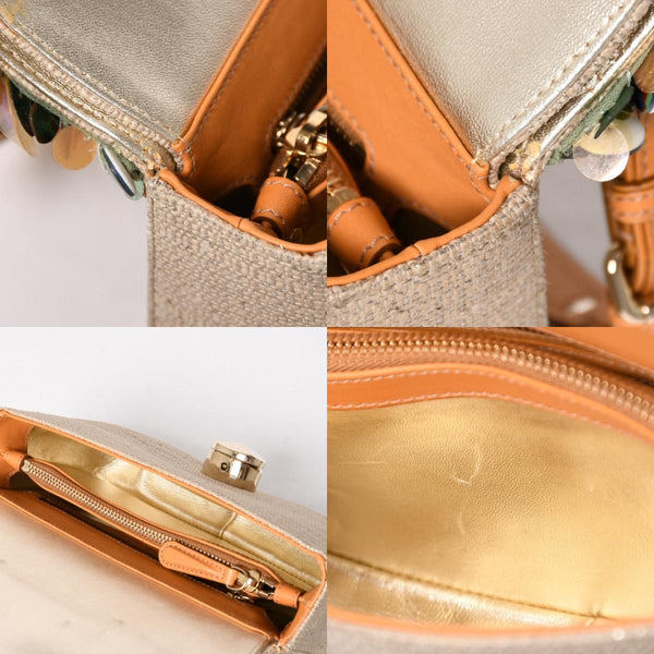 Christian Dior クリスチャンディオール ハンドバッグ ショルダーバッグ スパンコールビーズ 26-MA-0111 美品 中古 4a005267