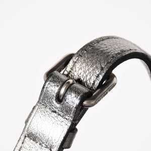 極美品 LOUIS VUITTON ルイヴィトン マヒナ XS ショルダーバッグ アルジャン メタリックシルバー シルバー M95718 中古 4a005253