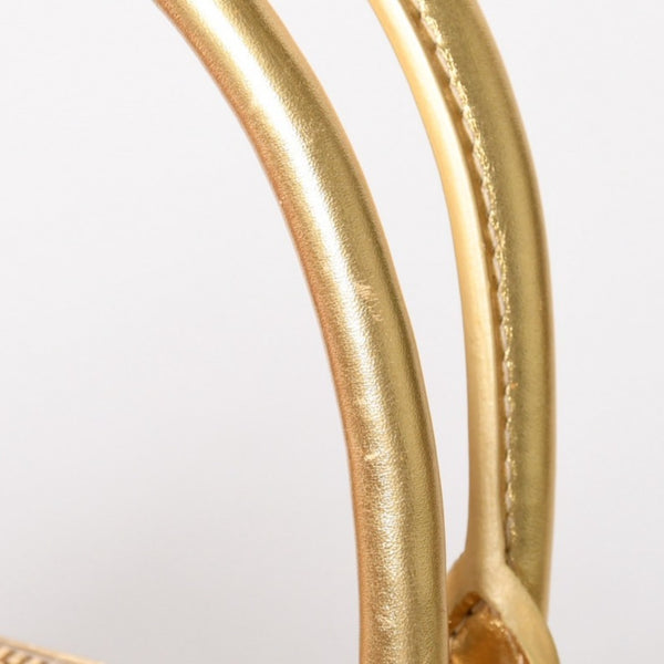 LOUIS VUITTTON ルイヴィトン ロックイット ハンドバッグ スハリ M91874 ゴールド金具 ゴールド シルバー 美品 中古 4a005337