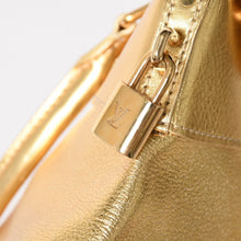 Load image into Gallery viewer, LOUIS VUITTTON ルイヴィトン ロックイット ハンドバッグ スハリ M91874 ゴールド金具 ゴールド シルバー 美品 中古 4a005337