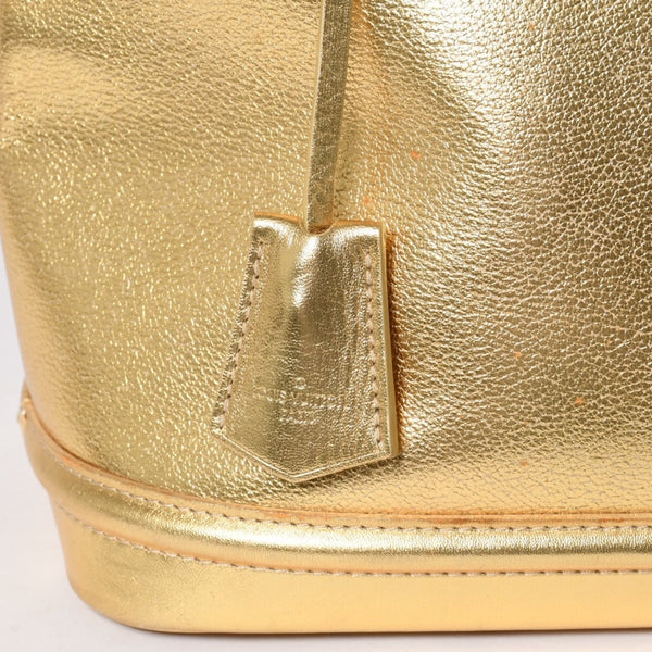 LOUIS VUITTTON ルイヴィトン ロックイット ハンドバッグ スハリ M91874 ゴールド金具 ゴールド シルバー 美品 中古 4a005337