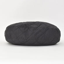 画像をギャラリービューアに読み込む, CHANEL シャネル チェーンハンドル ハンドバッグ 3番台 ココマーク チャーム キルティング ブラック キャンバス シルバー金具 美品 中古 4a005255