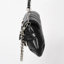 画像をギャラリービューアに読み込む, 極美品 GUCCI グッチ ホースビット 2wayショルダーバッグ 764339 レザー ブラック シルバー金具 中古 4a005266